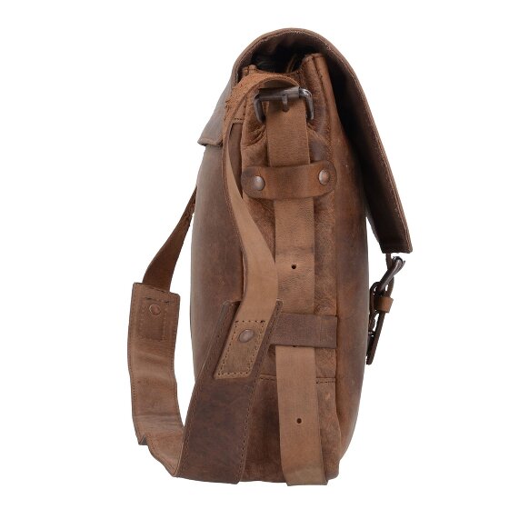 Harold's Messenger antico in pelle 35 cm