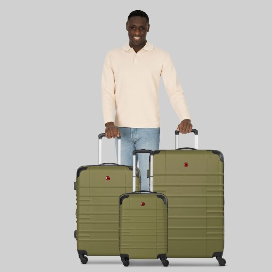 Wenger Amplar Evo 4 ruote Set di valigie 3 pezzi con piega di espansione