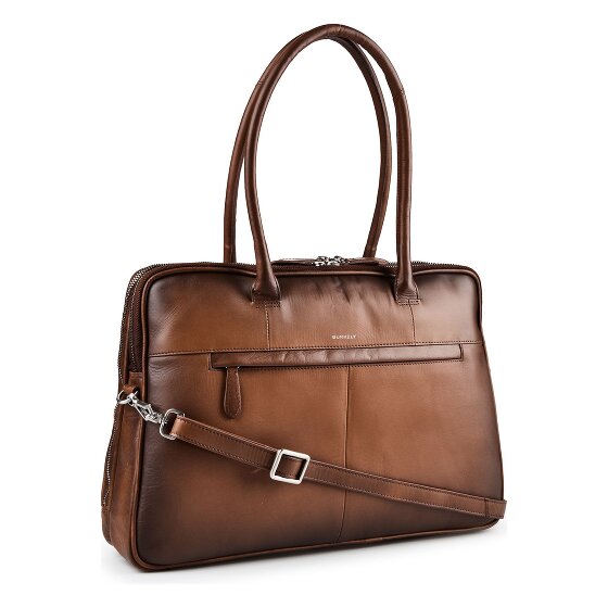 Burkely Ledger Valigetta Vera Pelle 40 cm Vano porta PC