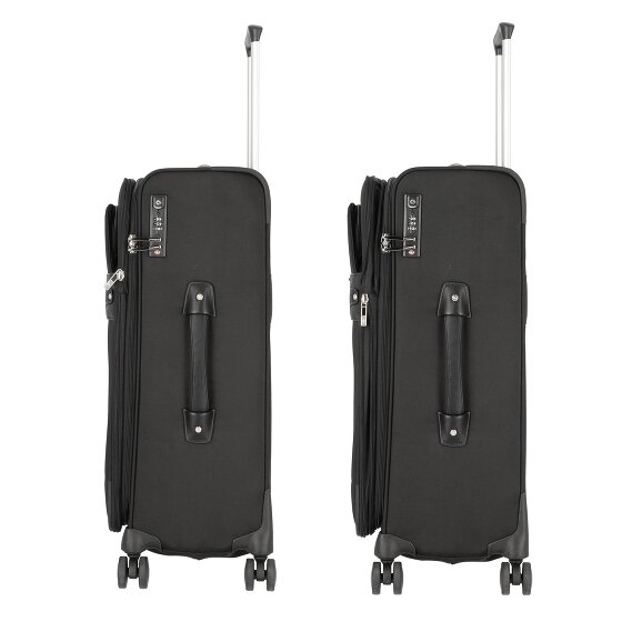 Samsonite Beauhaven 4 ruote Set di valigie 3 pezzi con piega di espansione