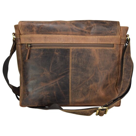 Greenburry Messenger vintage in pelle 35 cm