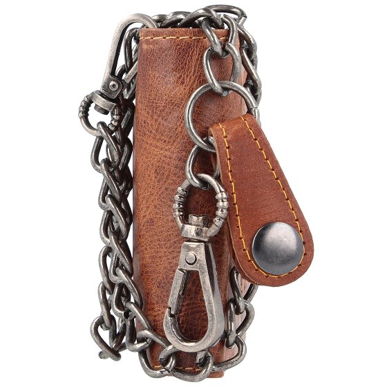 Greenburry Portafoglio Rebel Rider Biker in pelle 13 cm