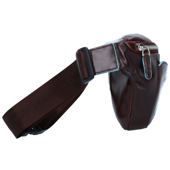 Piquadro Marsupio quadrato blu in pelle 29 cm Piquadro Marsupio quadrato blu in pelle 29 cm