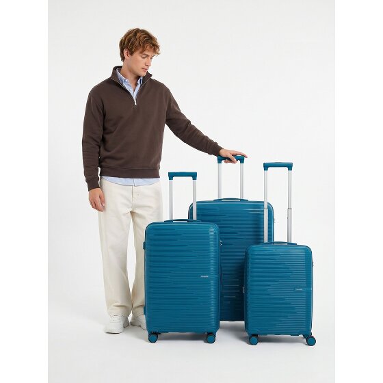 Travelite Pacific 4 ruote Set di valigie 3 pezzi