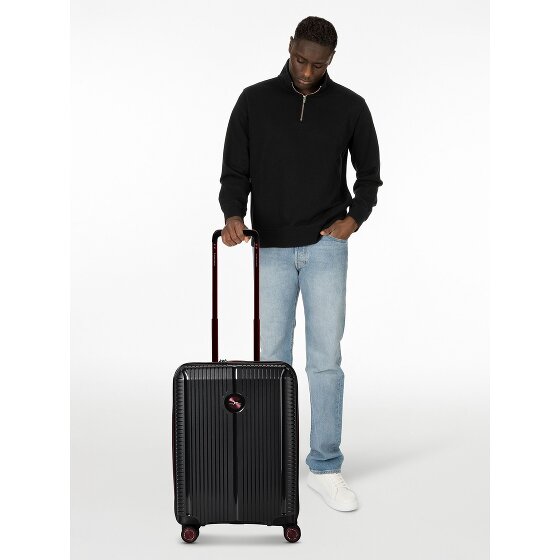Polestream Paris 4 ruote Carrello della cabina 55 cm con piega di espansione