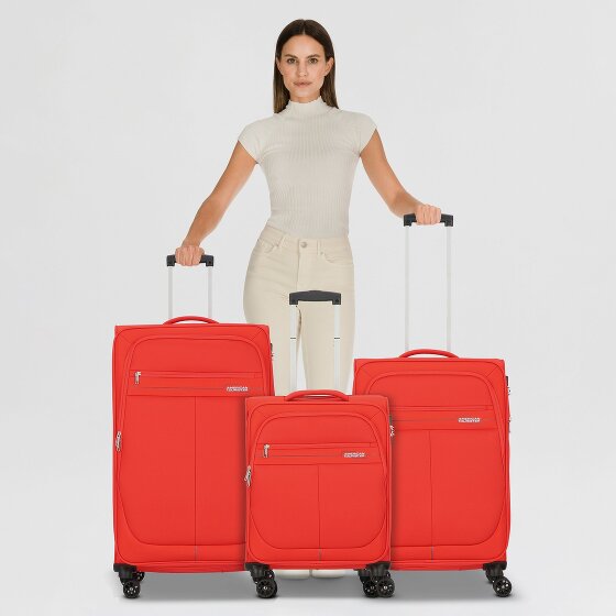 American Tourister Deep Dive 4 ruote Set di valigie 3 pezzi con piega di espansione