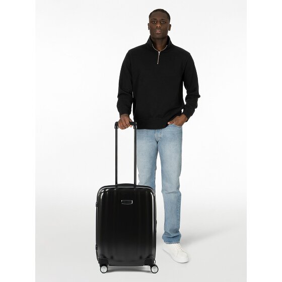 Samsonite Lite-Cube Dlx Chrome 4 ruote Carrello della cabina 55 cm