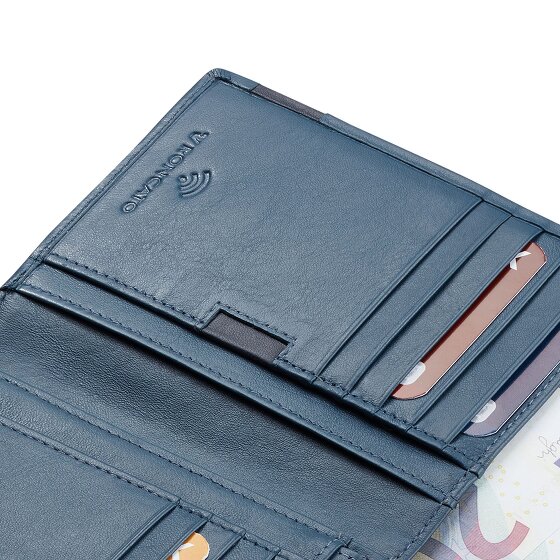 Roncato Monaco Portafoglio Protezione RFID Vera Pelle 12.5 cm