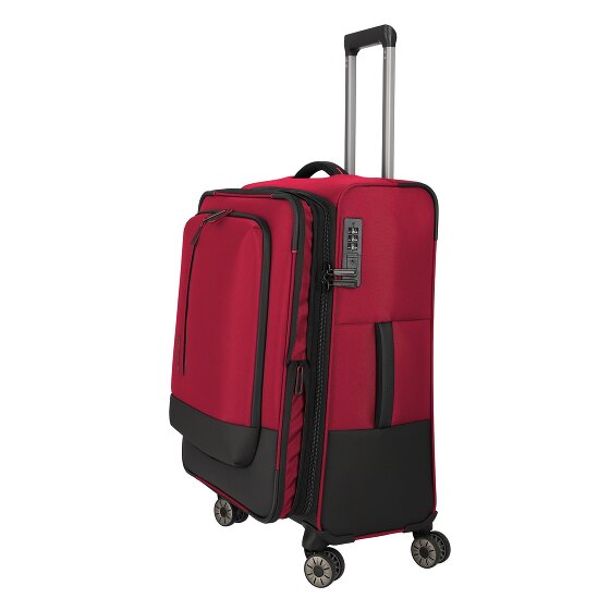 Travelite Crosslite 5.0 4 ruote Carrello M 66 cm con piega di espansione