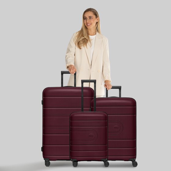 Redolz Essentials 11 4 ruote Set di valigie 3 pezzi con piega di espansione