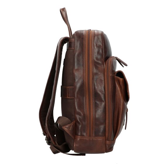 Greenburry Rugged Zaino da lavoro Pelle 39 cm Scomparto per laptop