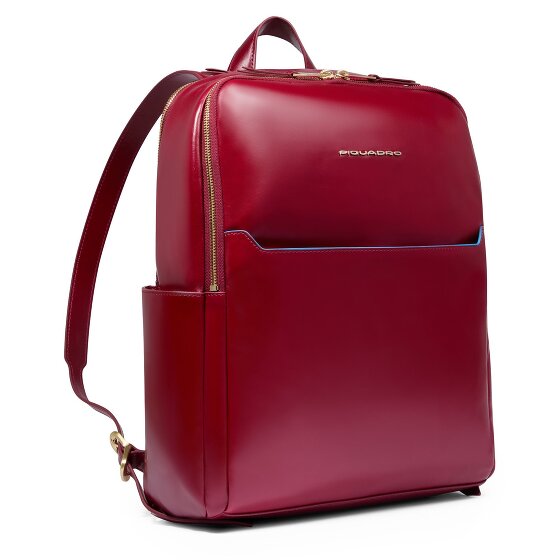 Piquadro Blue Square Zaino da giorno Protezione RFID Pelle 37 cm Scomparto per laptop