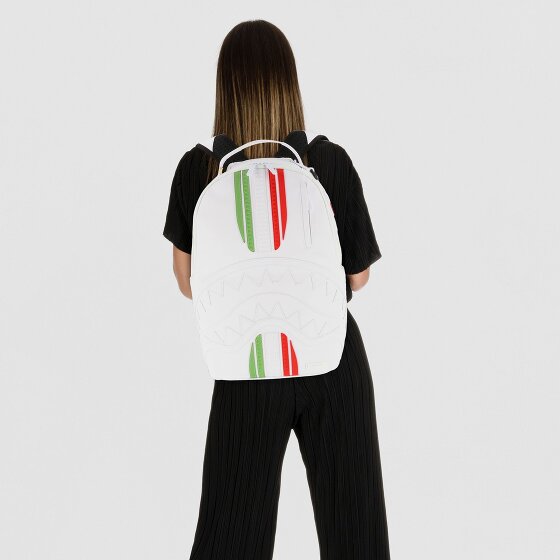 Sprayground Italy Racing Stripes White Zaino da giorno 46 cm Scomparto per laptop