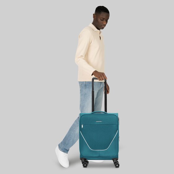 Stratic taska Trolley cabina a 4 ruote S 55 cm con piega a espansione