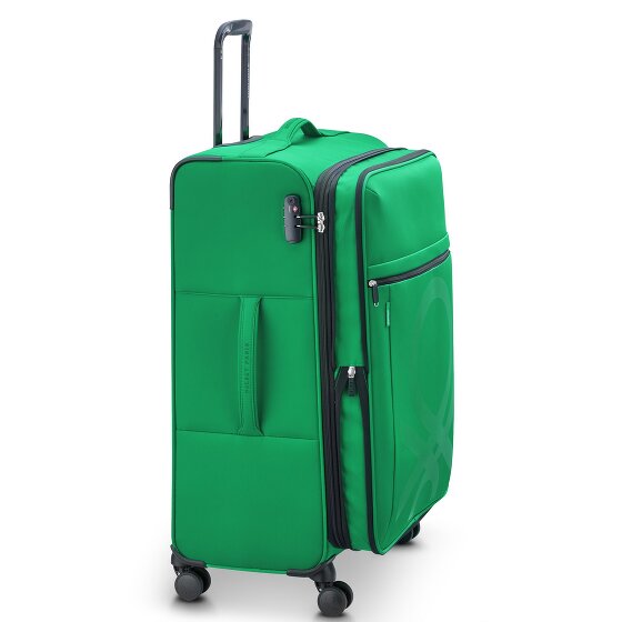 Delsey Paris x United Colors of Benetton Colour Block Trolley a 4 ruote da 77 cm con piega ad espansione
