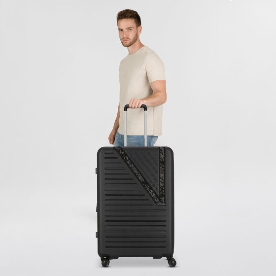 American Tourister Dynabelt 4 ruote Carrello 77 cm con piega di espansione