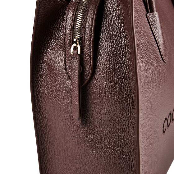 Coccinelle Myrtha Borsa a spalla Vera Pelle 40 cm Vano porta PC