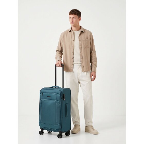 d&n Travel Line 9804 4 ruote Carrello M 68 cm espandibile