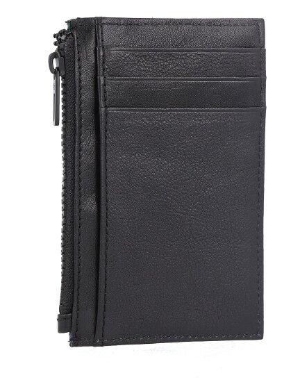 Piquadro Harper Custodia per carte di credito in pelle 12 cm