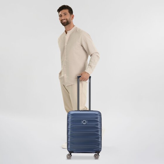 Delsey Paris Meteor 4 ruote Carrello della cabina 55 cm con piega di espansione
