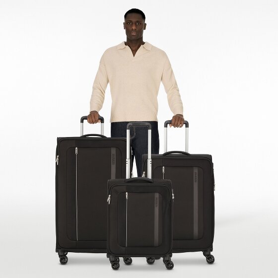 American Tourister Blazing Ride 4 ruote Set di valigie 3 pezzi con piega di espansione