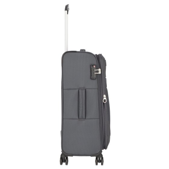 Worldpack Dublin 4 ruote Set di valigie 3 pezzi con piega di espansione