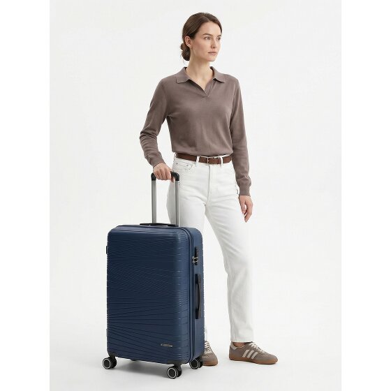 Franky Dallas 3.0 Carrello a 4 ruote M 65 cm con piega elastica