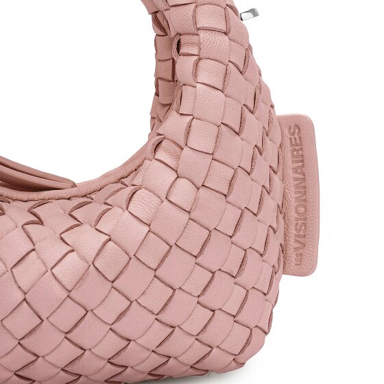 LES VISIONNAIRES Greta Micro weave Borsetta Pelle 20 cm