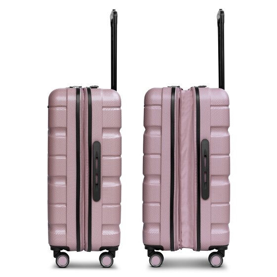 Franky Munich 4.0 Set di valigie a 4 ruote, 3 pezzi con piega elastica