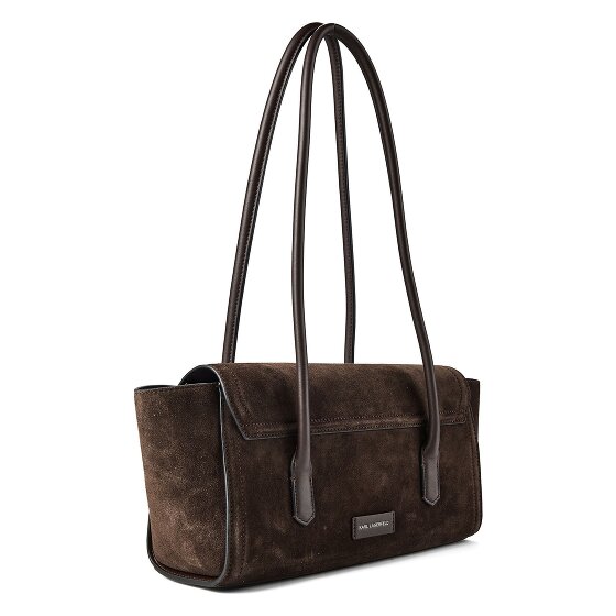 Karl Lagerfeld Signature Borsa a spalla Vera Pelle 34 cm