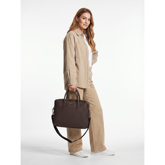 Boss Northon Valigetta Vera Pelle 38 cm