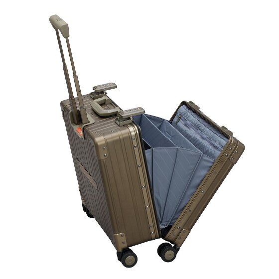 Aleon Trolley business Deluxe a 4 ruote in alluminio, 45 cm