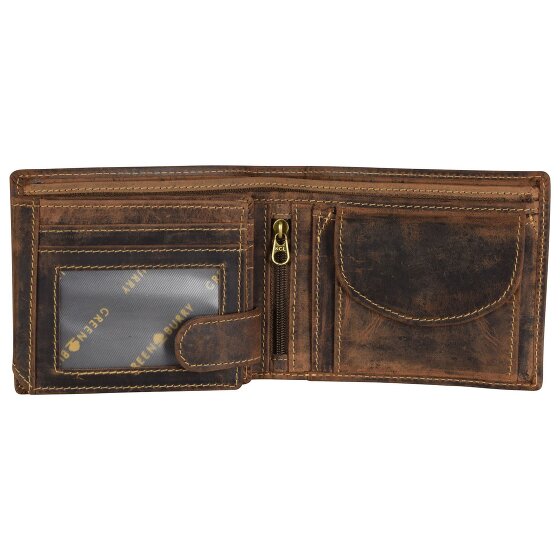 Greenburry Portafoglio vintage in pelle d'aquila 12,5 cm