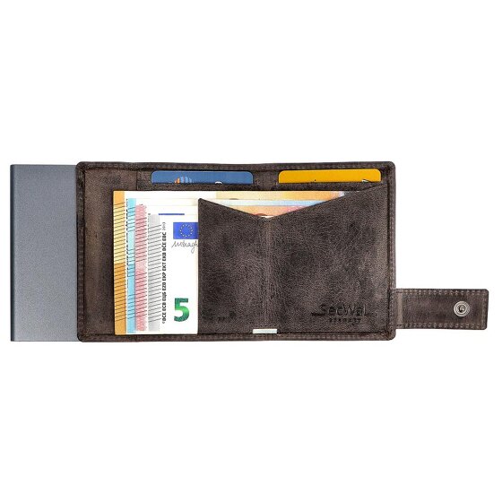 SecWal Custodia per carte di credito Portafoglio RFID in pelle 9 cm SecWal Custodia per carte di credito Portafoglio RFID in pelle 9 cm
