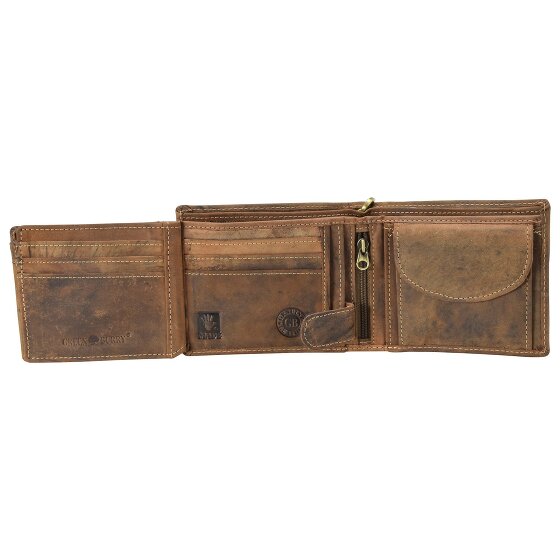 Greenburry Portafoglio vintage in pelle 12 cm