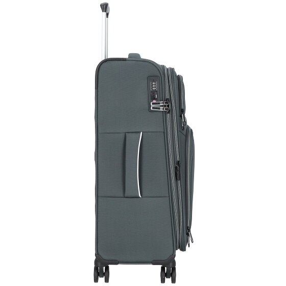 d&n Travel Line 9204 4 ruote Set di valigie 3 pezzi con piega di espansione