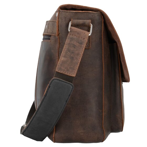 Leonhard Heyden Salisbury Messenger in pelle 40 cm con scomparto per laptop Leonhard Heyden Salisbury Messenger in pelle 40 cm con scomparto per laptop