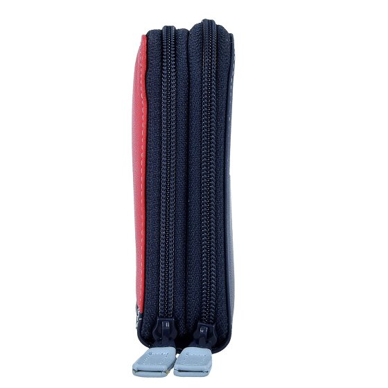 Mywalit Portafoglio grande in pelle con doppia zip 18 cm