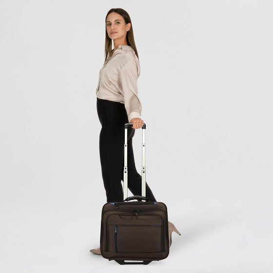 Dermata Trolley business a 2 ruote 42 cm Scomparto per laptop