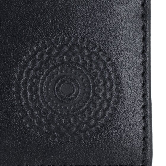oxmox Leather Portafoglio Protezione RFID Vera Pelle 11 cm