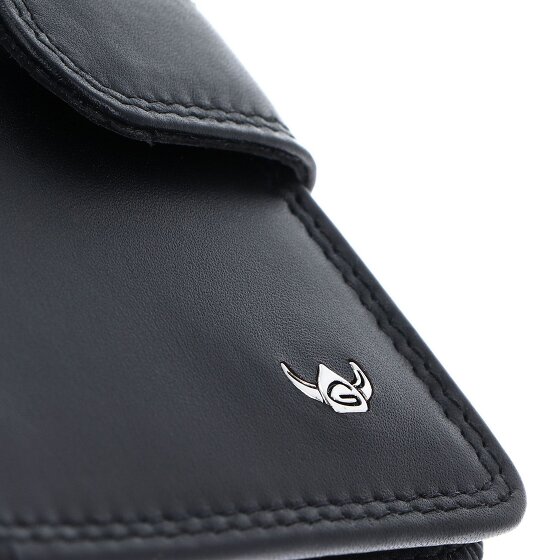 Golden Head Polo Custodia per carta di credito Protezione RFID Vera Pelle 8 cm