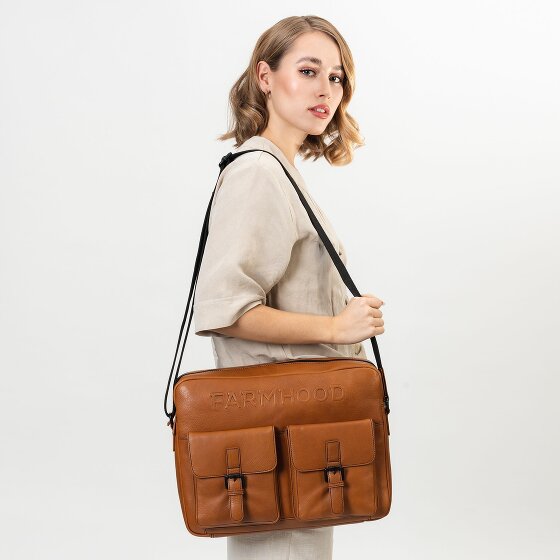 Farmhood Memphis Cartella Messenger Pelle 38 cm Scomparto per laptop
