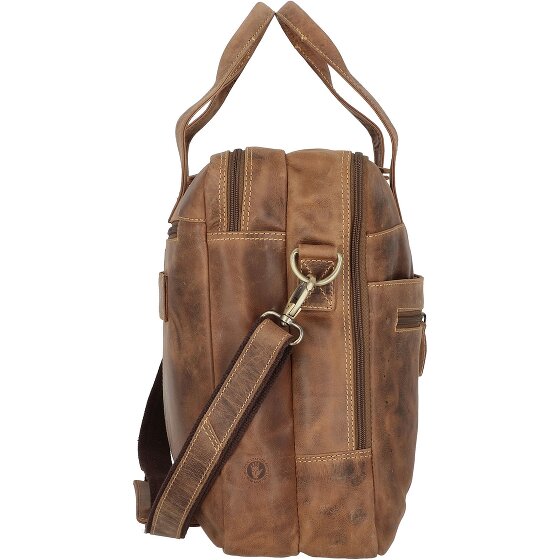 Greenburry Cartella vintage in pelle 42 cm Scomparto per computer portatile