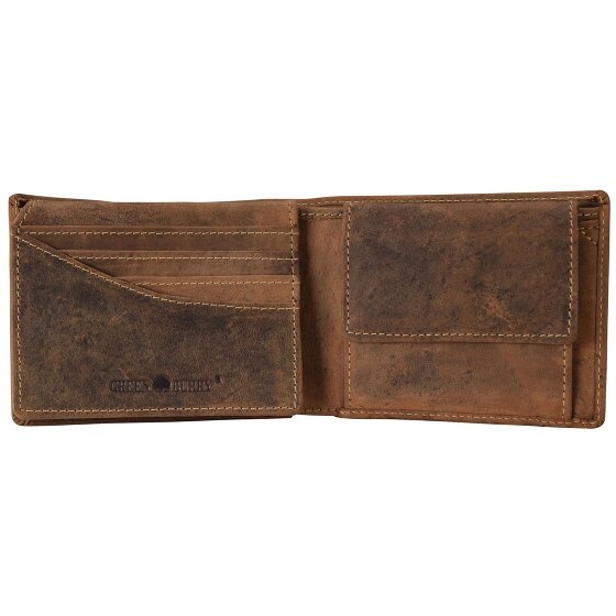 Greenburry Portafoglio in pelle di cinghiale vintage 12 cm