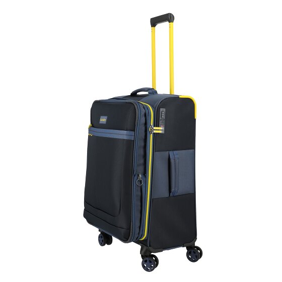 Travelite Color Craze 4 ruote Set di valigie 3 pezzi con piega di espansione