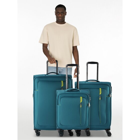 American Tourister Nitestream 4 ruote Set di valigie 3 pezzi espandibile