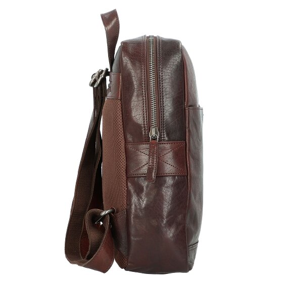 Spikes & Sparrow Zaino Bronco in pelle 34 cm Scomparto per computer portatile