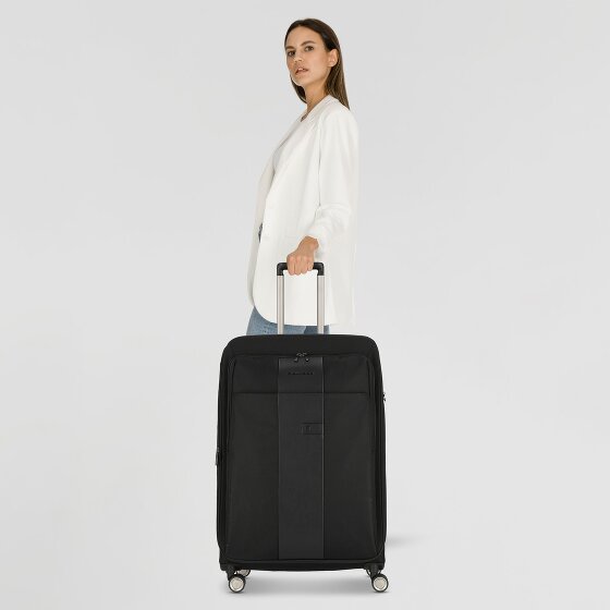 Piquadro Brief 4 ruote Carrello 78 cm con piega di espansione