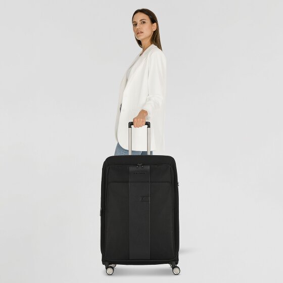 Piquadro Brief 4 ruote Carrello 78 cm con piega di espansione