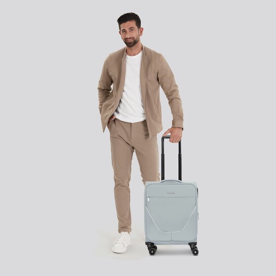 Stratic taska Trolley cabina a 4 ruote S 55 cm con piega a espansione